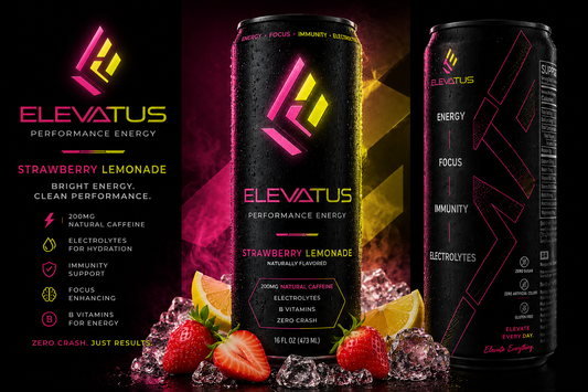 ELEVATUS Strawberry Lemonade 12 Pack